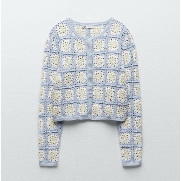 Zara Sweaters Zara Crochet Cardigan Poshmark